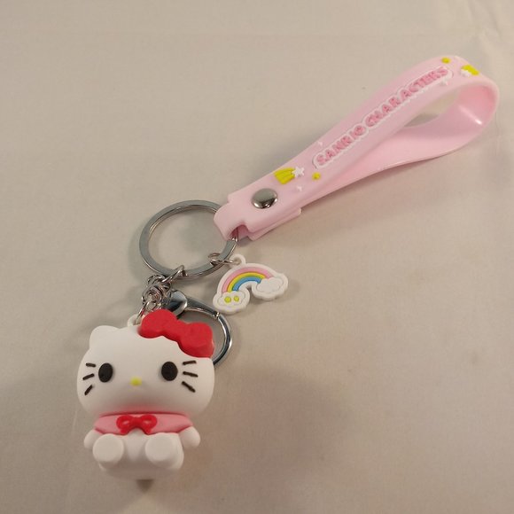Hello Kitty Sanrio Key Chain Key Ring Charm Cute Figurine Keychain Party Gift - Picture 7 of 8